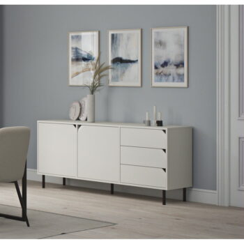 Biela nízka komoda 177x77 cm Corner - Tenzo – Obrázok 6