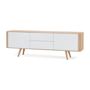 Komoda z dubového dreva Gazzda Ena, 180 × 42 × 60 cm - Image 10