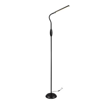 Čierna LED stojacia lampa (výška  145 cm) Toro – Trio - Image 4