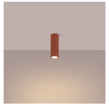 Stropné svietidlo v tehlovej farbe Gleam – Nice Lamps - Image 3