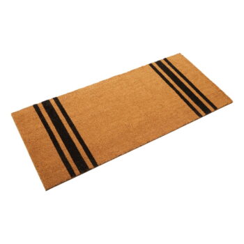 Rohožka z kokosového vlákna 55x125 cm Black Stripe – Premier Housewares – Obrázok 4