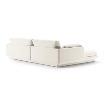 Biela rohová pohovka (pravý roh) Torino – Micadoni Home - Image 4