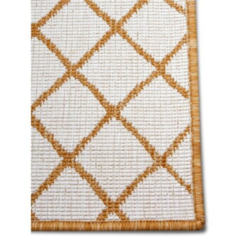 Okrovožlto-biely vonkajší koberec 80x150 cm Malaga – NORTHRUGS - Image 5
