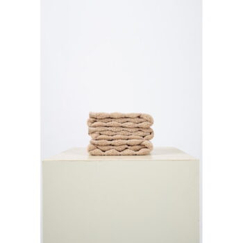Béžový bavlnený uterák 30x50 cm Frizz – Foutastic - Image 2