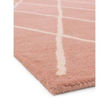 Ružový ručne tkaný vlnený koberec 200x290 cm Albany – Asiatic Carpets - Image 3