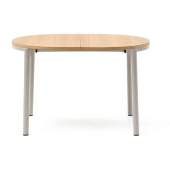 Rozkladací jedálenský stôl s doskou v dubovom dekore v prírodnej farbe 90x120 cm Montuiri – Kave Home