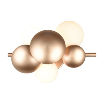 Nástenné svietidlo v zlato-bielej farbe Bubble – Trio Select - Image 6