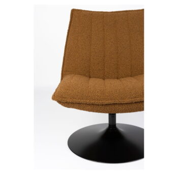 Okrovožlté kreslo z textílie bouclé Jax – White Label – Obrázok 11