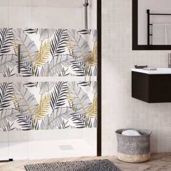Samolepka na okno 200x40 cm Classy Palm Leaves - Ambiance - Image 9