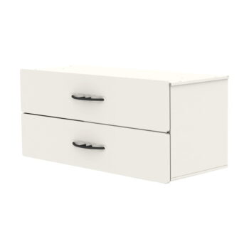Biely komponent so zásuvkami 80x36 cm Dakota - Tenzo – Obrázok 2