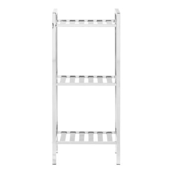 Kúpeľňový regál v striebornej farbe 33x73 cm – Premier Housewares - Image 2