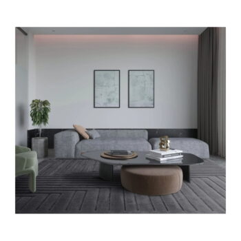 Antracitovosivý koberec 160x230 cm Valley – Asiatic Carpets – Obrázok 2