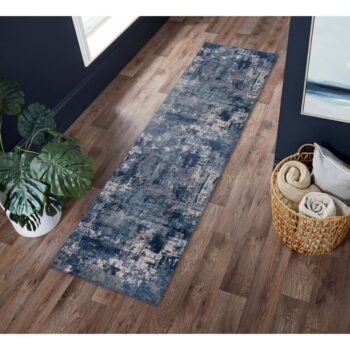 Modrý behúň 80x300 cm Cocktail Wonderlust – Flair Rugs – Obrázok 2