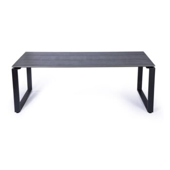 Sivý záhradný stôl pre 8 osôb Bonami Selection Strong, 210 x 100 cm – Obrázok 2