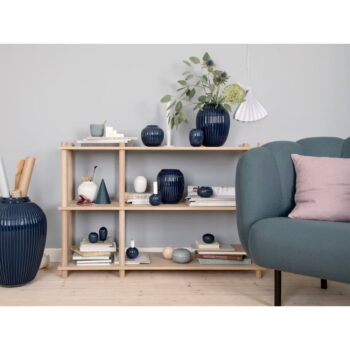Tmavomodrá kameninová váza Kähler Design Hammershoi, výška 10 cm - Image 4