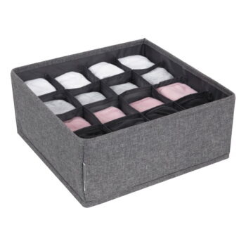 Sivý organizér do zásuvky s 16 priehradkami Bigso Box of Sweden Drawer - Image 2