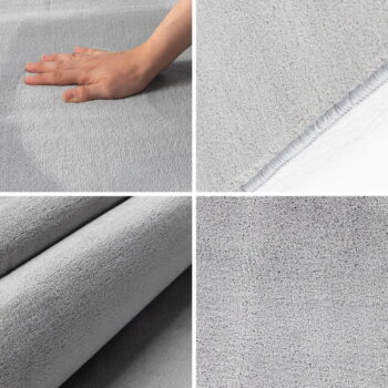 Svetlosivý prateľný koberec 60x110 cm Sky – Ayyildiz Carpets - Image 4