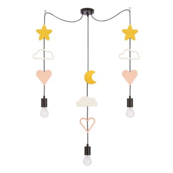 Žlto-svetloružové závesné svietidlo Trio – Candellux Lighting - Image 7