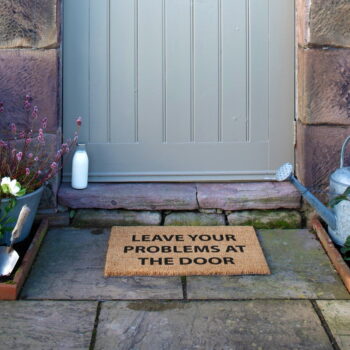 Rohožka z kokosového vlákna 40x60 cm No Problems – Artsy Doormats - Image 7