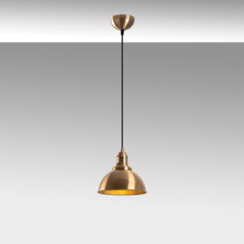 Závesné svietidlo v bronzovej farbe s kovovým tienidlom ø 21 cm Varzan – Opviq lights - Image 3