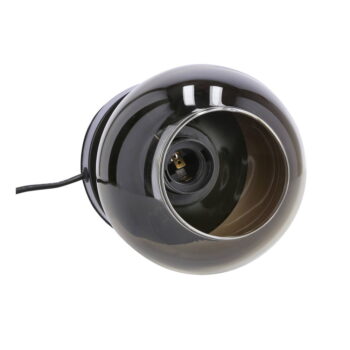 Čierna stolová lampa so skleneným tienidlom (výška  18 cm) Nubia – Candellux Lighting - Image 4