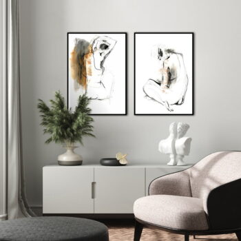 Obraz 50x70 cm After the Shower – Malerifabrikken – Obrázok 2