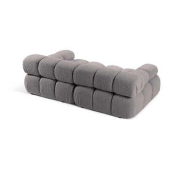 Svetlosivá modulárna pohovka z textílie bouclé 188 cm Bellis – Micadoni Home - Image 4