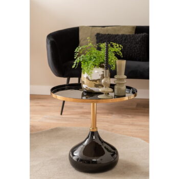Kovový okrúhly odkladací stolík ø 50 cm Mila – Leitmotiv - Image 3