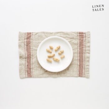 Látkové prestieranie 25x40 cm Beige Stripe Vintage – Linen Tales