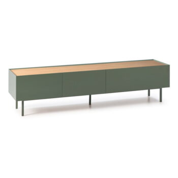Zelený/v prírodnej farbe TV stolík v dekore duba 180x45 cm Arista – Teulat - Image 7