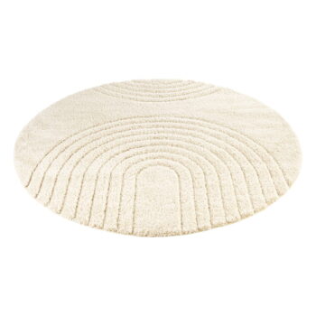 Krémovobiely koberec Mint Rugs Norwalk Fergus, ø 160 cm - Image 4