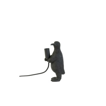 Matne čierna stolová lampa (výška 24 cm) Penguin – Light & Living – Obrázok 4