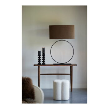 Hnedý konzolový stolík z masívu akácie 30x140 cm Qiano – Light & Living - Image 4