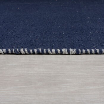 Tmavomodrý bavlnený detský koberec 100x150 cm Pom Edge Reversible – Flair Rugs - Image 5