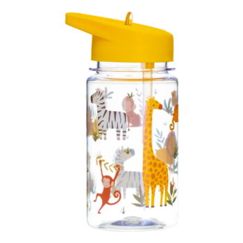 Detská fľaša na vodu so slamkou Sass & Belle Drink Up Safari, 400 ml - Image 2