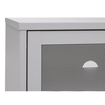 Biely kovový TV stolík 160x55 cm Veep – Unique Furniture – Obrázok 6