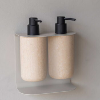 Krémovobiely mramorový dávkovač mydla 200 ml Marble - Mette Ditmer Denmark - Image 3