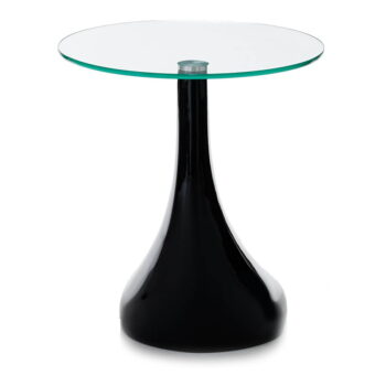 Okrúhly odkladací stolík so sklenenou doskou ø 45 cm Pop - Tomasucci - Image 2
