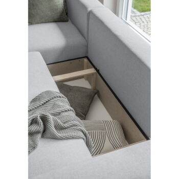 Svetlosivá rozkladacia rohová pohovka (variabilná) Homely Tommy – Miuform - Image 11