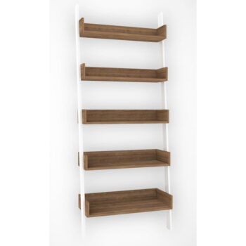 Biela/prírodná knižnica v dekore duba 80x195 cm Only - Kalune Design - Image 6