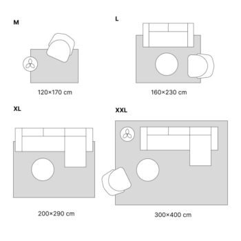 Svetlosivý vlnený koberec 200x300 cm Calisia M Grid Rim – Agnella - Image 4