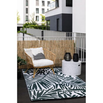 Zeleno-biely vonkajší koberec Green Decore Fern, 90 x 150 cm - Image 2
