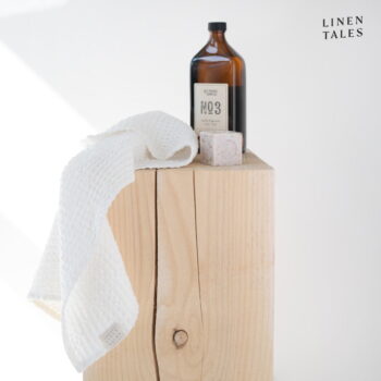 Biele uteráky a osušky v súprave 3 ks Honeycomb - Linen Tales – Obrázok 8