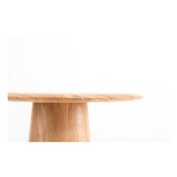 Okrúhly odkladací stolík z dubového dreva ø 40 cm Mushroom – Gazzda - Image 6