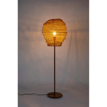 Stojacia lampa v zlatej farbe White Label Lena – Obrázok 9