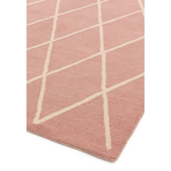 Ružový ručne tkaný vlnený koberec 200x290 cm Albany – Asiatic Carpets - Image 5