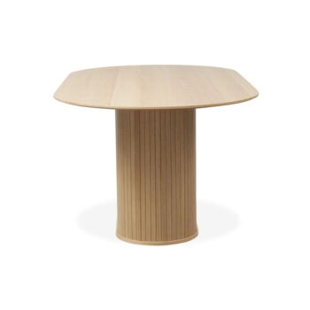 Jedálenský stôl s doskou v dubovom dekore 95x180 cm Nola – Unique Furniture - Image 2