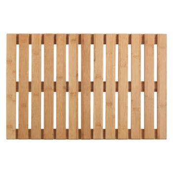 Bambusová predložka vhodná aj do exteriéru Wenko Bamboo, 60 × 40 cm – Obrázok 3
