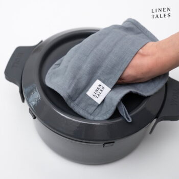 Ľanová chňapka Blue Fog – Linen Tales – Obrázok 2