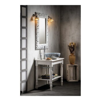 Biele/modré keramické okrúhle umývadlo ø 41 cm Priori – Sapho - Image 3